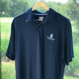 Ashworth Ritz-Carlton Navy Blue Dri-Fit Golf Shirt
